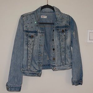 Sunset + spring Jean jacket!